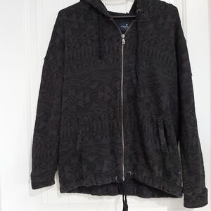 american Eagle sweater zip hoodie//B3